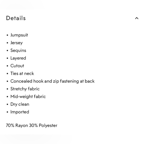 HALSTON Del Sequin Draped Jersey Sleeveless Halter Formal Jumpsuit Size 12 - Picture 4 of 10